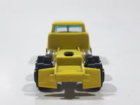 Vintage Yatming Ford F600 Cabover Semi Truck Tractor Rig Yellow Die Cast Toy Car Vehicle