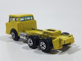 Vintage Yatming Ford F600 Cabover Semi Truck Tractor Rig Yellow Die Cast Toy Car Vehicle