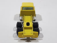 Vintage Yatming Ford F600 Cabover Semi Truck Tractor Rig Yellow Die Cast Toy Car Vehicle