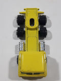 Vintage Yatming Ford F600 Cabover Semi Truck Tractor Rig Yellow Die Cast Toy Car Vehicle