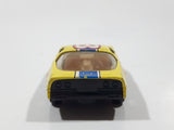 Yatming No. 1038 Chevrolet Corvette Bull King of Road Best Shot #38 Yellow Die Cast Toy Race Car Vehicle