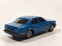 Vintage Majorette Sonic Flashers BMW 750i Blue Die Cast Toy Car Vehicle