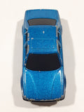 Vintage Majorette Sonic Flashers BMW 750i Blue Die Cast Toy Car Vehicle