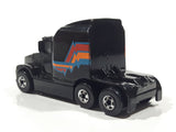 1989 Hot Wheels Workhorse '76 Big Rig Semi Tractor Truck Black Die Cast Toy Car Vehicle