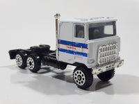 MotorMax Zylmex No. 4 K1 Honda Mack Cruiseliner Semi Tractor Truck White Die Cast Metal Toy Car Vehicle