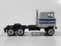 MotorMax Zylmex No. 4 K1 Honda Mack Cruiseliner Semi Tractor Truck White Die Cast Metal Toy Car Vehicle