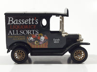 Lledo Days Gone 1920 Model T Ford Bassett's Liquorice Allsorts Black Delivery Truck Die Cast Toy Car Vehicle