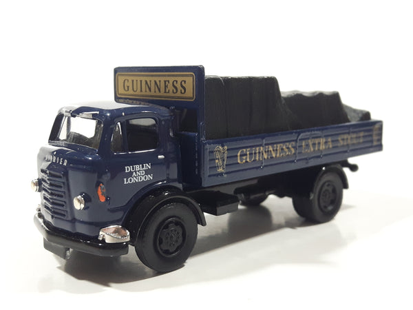 Rare Corgi Karrier Bantam Guinness Extra Stout Beer Dublin and London Dark Blue Delivery Truck Die Cast Toy Car Vehicle