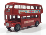 Vintage A Budgie Toy A.E.C. "Routemaster" 64 Seater London Transport Red Double Decker Bus Die Cast Toy Car Vehicle