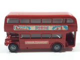 Vintage A Budgie Toy A.E.C. "Routemaster" 64 Seater London Transport Red Double Decker Bus Die Cast Toy Car Vehicle