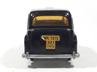 Vintage Budgie Models 1968 Austin FX4 London Taxi Cab Black Die Cast Toy Car Vehicle