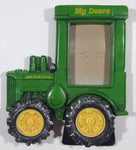2000 Enesco John Deere My Deere John Deere Diesel Tractor Shaped Green and Yellow Resign Photo Picture Frame 791474