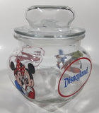 Disneyland Mickey's Candy Company 5 1/2" Tall Anchor Hocking Glass Candy Jar Made in U.S.A.