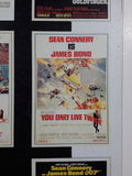 Vintage 1988 James Bond 007 Series Sean Connery Actor White 11" x 16" Tin Metal Sign