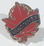 Vancouver Red Maple Leaf Shaped 5/8" to 3/4" Enamel Metal Lapel Pin