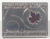 Canadian Citizenship 60 Years 5/8" to 7/8" Enamel Metal Lapel Pin