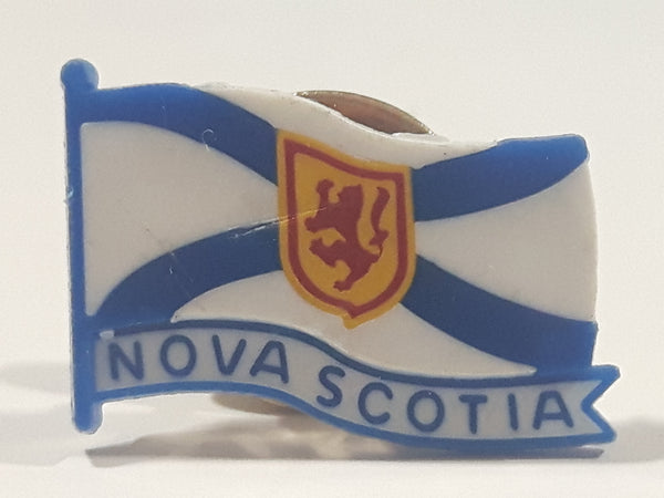 Nova Scotia Provincial Waving Flag 1/2" x 3/4" Plastic Lapel Pin