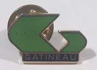 Gatineau Quebec Green 1/2" x 3/4" Enamel Metal Lapel Pin