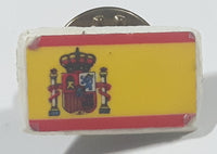 Spanish Flag 3/8" x 5/8" Plastic Lapel Pin