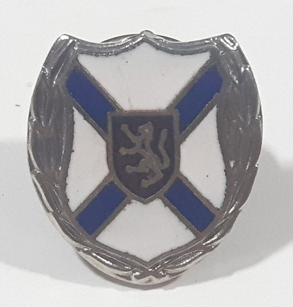 Vintage Nova Scotia Coat of Arms Crest Emblem 1/2" x 1/2" Enamel Metal Lapel Pin