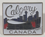 Calgary Canada Downtown and Saddledome 3/4" x 1" Enamel Metal Lapel Pin