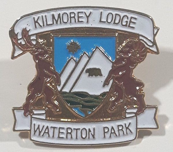 Kilmorey Lodge Waterton Park 7/8" x 7/8" Enamel Metal Lapel Pin