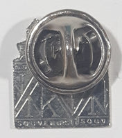 Coquitlam 1891-1991 Fishing Themed 1/4" x 5/8" Enamel Metal Lapel Pin