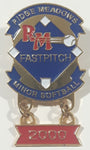 RM Ridge Meadows Fastpitch Minor Softball 1" x 1 3/4" Enamel Metal Lapel Pin with 2000 Bar Tag