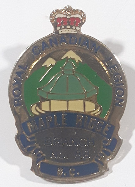 Royal Canadian Legion Branch No. 88 Maple Ridge B.C. 3/4" x 1 1/8" Enamel Metal Lapel Pin