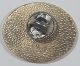 British Columbia Iron Workers 712 Shopmen's Local 50th Anniversary Oval Shaped 7/8" x 1 1/8" Gold Tone Metal Lapel Pin