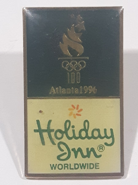 1996 Atlanta Summer Olympic Games Holiday Inn Worldwide 3/4" x 1 1/4" Enamel Metal Lapel Pin