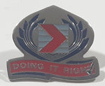 Canada Airlines Doing It Right 3/4" x 7/8" Enamel Metal Lapel Pin
