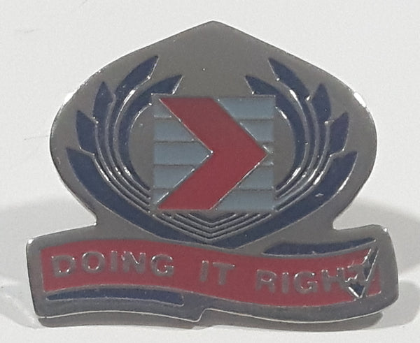 Canada Airlines Doing It Right 3/4" x 7/8" Enamel Metal Lapel Pin