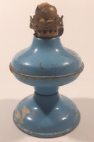 Antique P&A Acorn Blue Small 4 1/2" Tall Kerosene Oil Lamp Lantern
