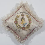 Vintage June 2nd 1953 H.M. Queen Elizabeth II Coronation 5" x 5" Pillow Pin Cushion