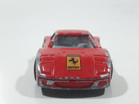 Vintage Majorette No. 280 Ferrari F40 Red Die Cast Toy Car Vehicle Opening Rear Hood 1/58 Scale