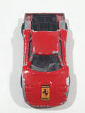 Vintage Majorette No. 280 Ferrari F40 Red Die Cast Toy Car Vehicle Opening Rear Hood 1/58 Scale