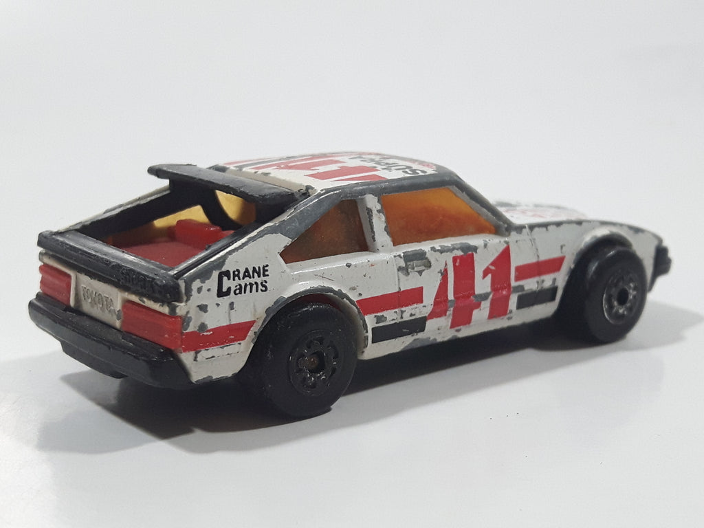 Vintage 1983 Matchbox Toyota Supra White Die Cast Toy Car Vehicle Open ...