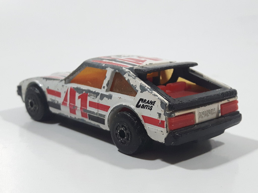 Vintage 1983 Matchbox Toyota Supra White Die Cast Toy Car Vehicle Open ...