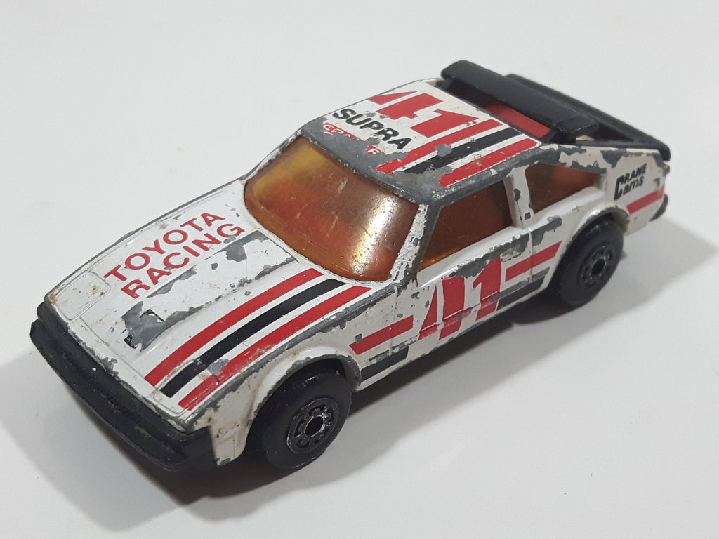 Vintage 1983 Matchbox Toyota Supra White Die Cast Toy Car Vehicle Open ...