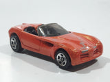 1998 Hot Wheels Dodge Concept Car Copperhead Convertible Chrysler Corporation Metalflake Red Orange Die Cast Toy Car Vehicle
