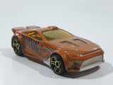 2013 Hot Wheels Street Beasts Scorcher Metallic Orange Die Cast Toy Car Vehicle