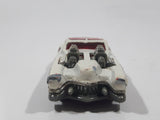 2002 Hot Wheels Grave Rave Evil Twin White Die Cast Toy Car Vehicle