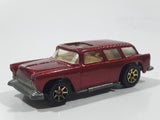 1996 Hot Wheels Classic Nomad Metalflake Red Die Cast Toy Station Wagon Car Vehicle