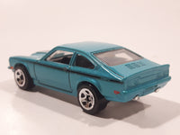 2009 Hot Wheels Custom V-8 Vega Turquoise Blue Die Cast Toy Muscle Car Vehicle