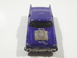 1999 Hot Wheels Shell Gas Station Playset '57 Chevy Purple Die Cast Toy Muscle Car Vehicle