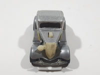 1995 Hot Wheels 3-Window '34 Silver Die Cast Toy Car Hot Rod Vehicle
