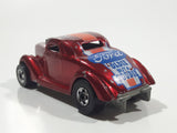 1983 Hot Wheels Neet Streeter Metallic Dark Red Die Cast Toy Car Vehicle
