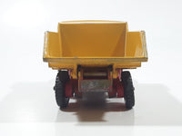 Vintage Lesney Matchbox King Size No. K-19 Scammell Contractor Scammell Tipper Truck Red and Yellow Dump Truck Die Cast Toy Car Vehicle