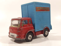Vintage 1960s Corgi Toys No. 503 Bedford Tractor Unit Chipperfields Circus Truck Red and Blue Die Cast Toy Car Vehicle